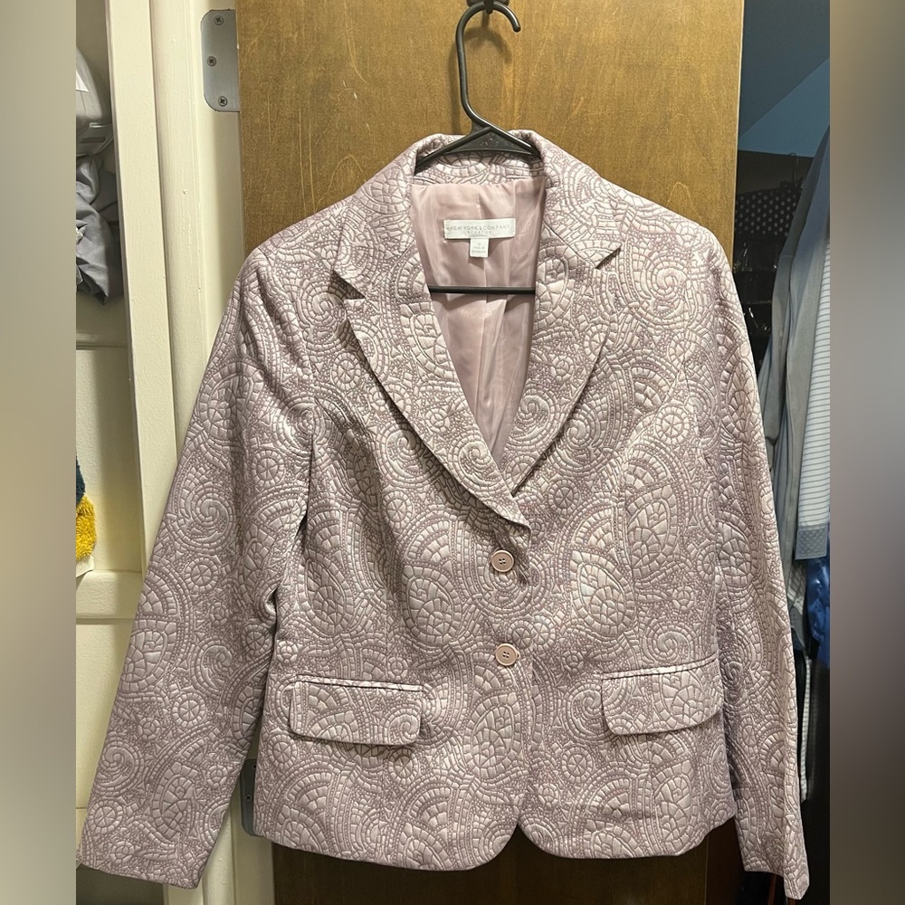 New York & Company Blazer- Mauve - Sz 12